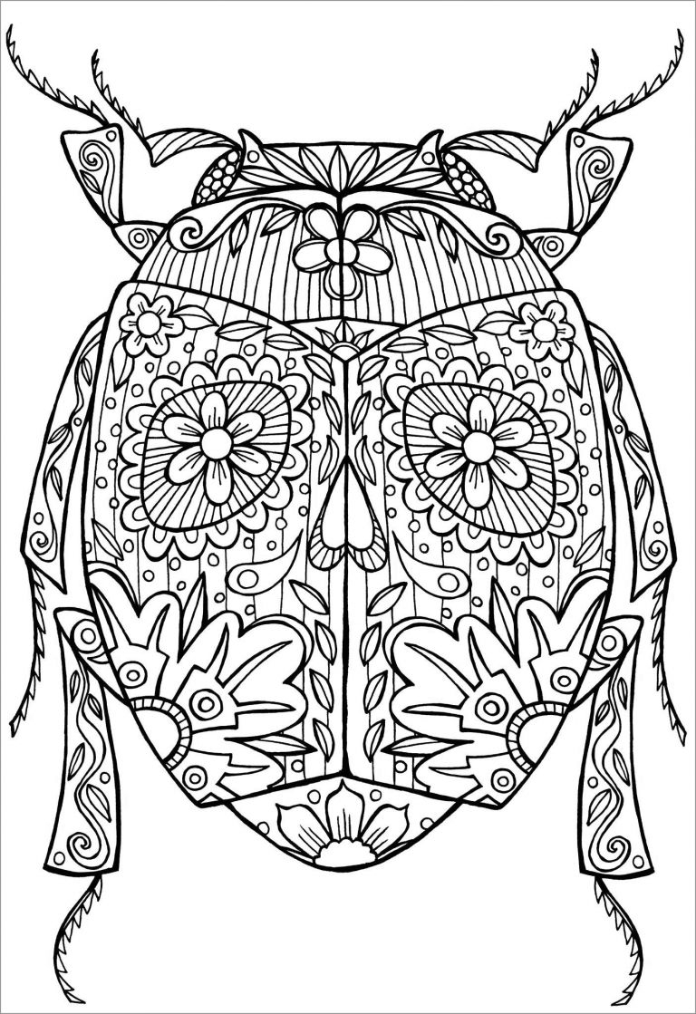 Insect Coloring Pages To Print ColoringBay Insect Coloring Pages To Print ColoringBay