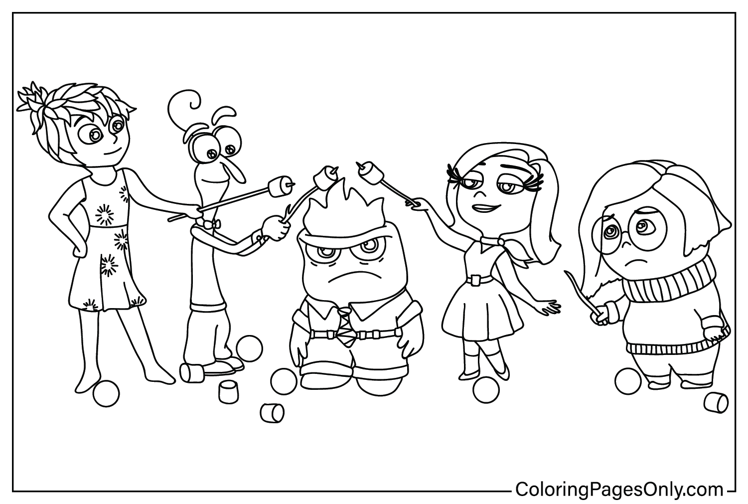 Inside Out 2 Color Page Free Printable Coloring Pages Inside Out 2 Color Page Free Printable Coloring Pages