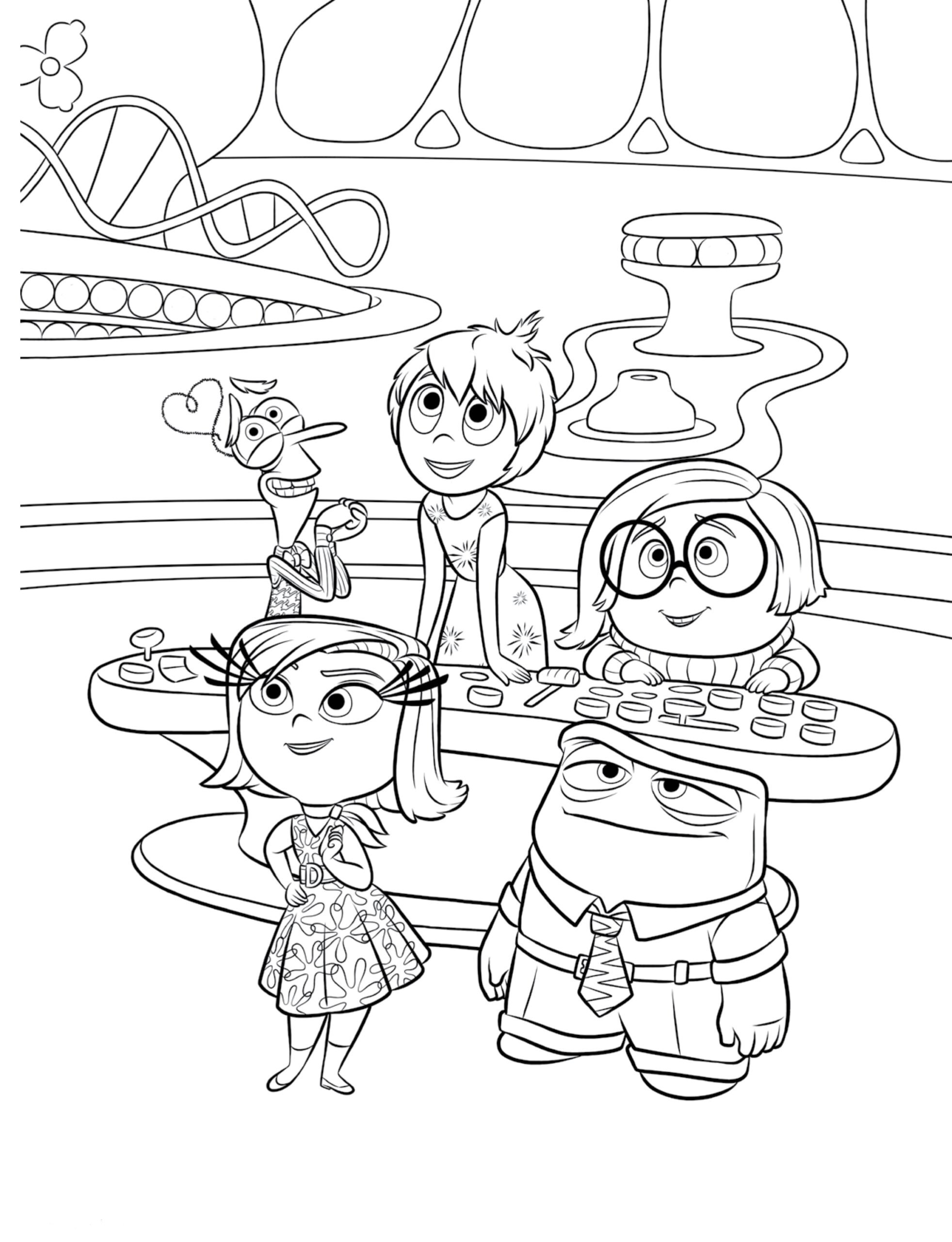 Inside Out Printable Coloring Pages Inside Out Printable Coloring Pages