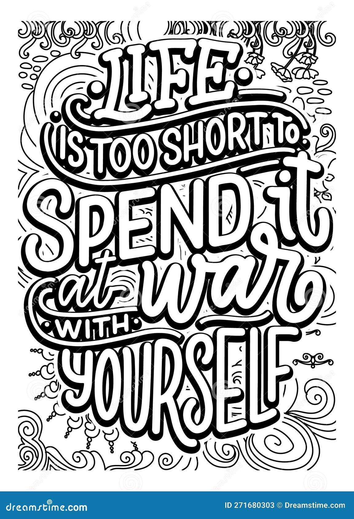Inspirational Quote Coloring Pages For Adults Motivational Quotes