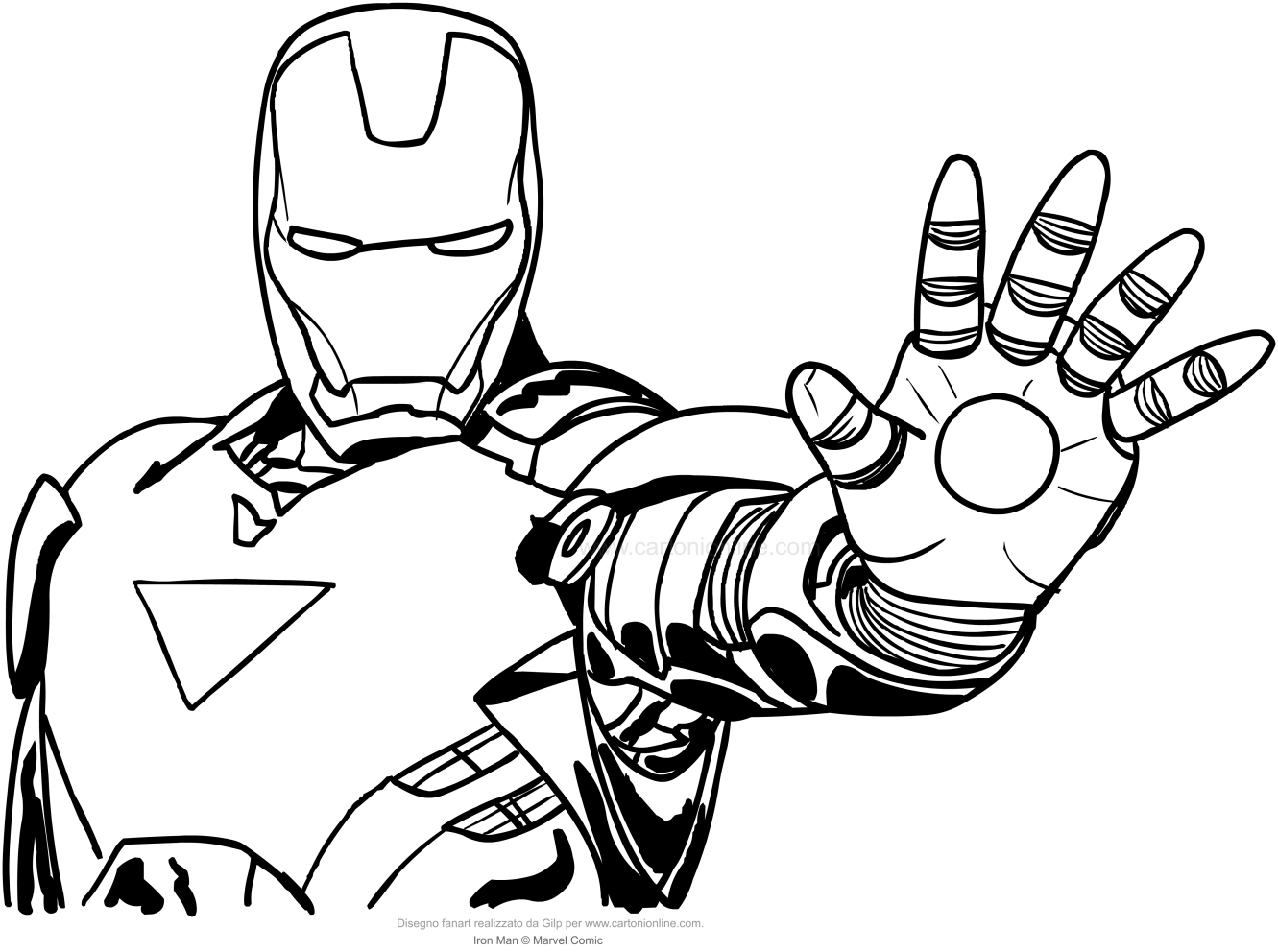 Iron Man Cartoon Coloring Pages At GetColorings Free Printable