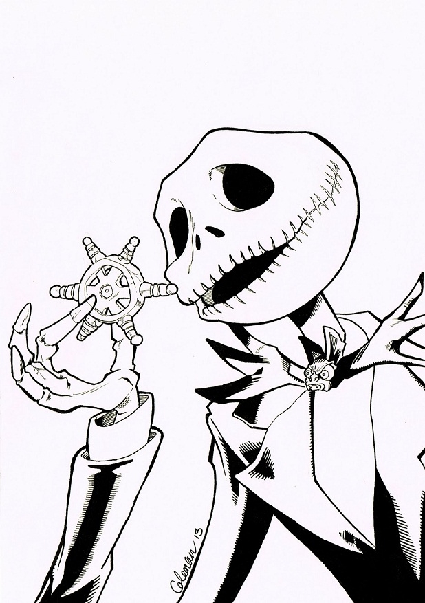 Jack Skellington Coloring Page At GetColorings Free Printable Jack Skellington Coloring Page At GetColorings Free Printable