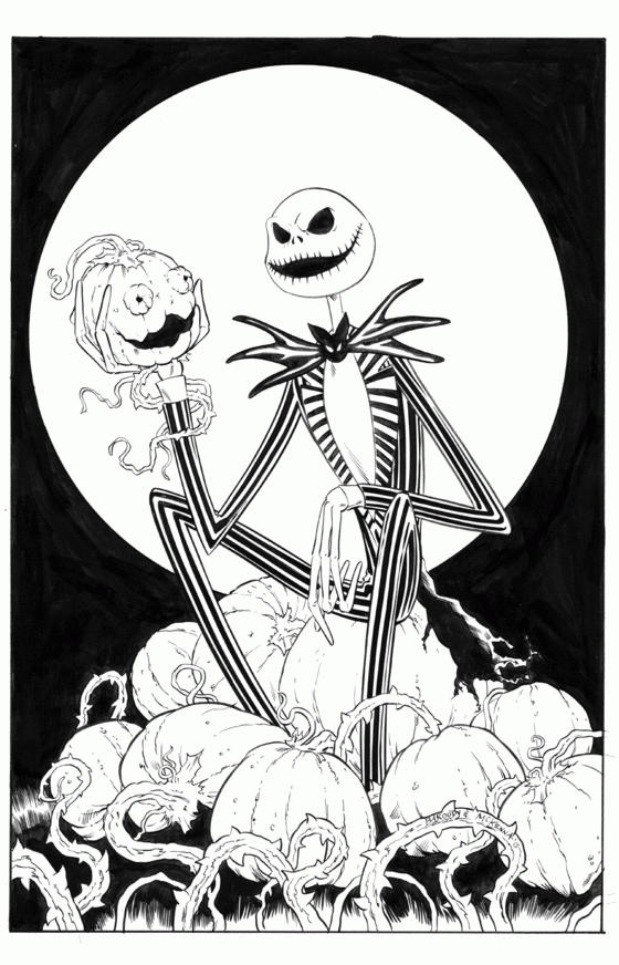 Jack Skellington Printable Coloring Pages Jack Skellington Printable Coloring Pages