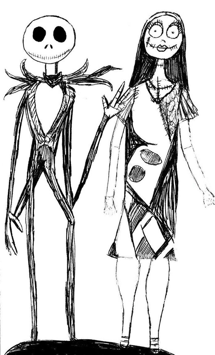 Jack Skellington Printable Coloring Pages Jack Skellington Printable Coloring Pages
