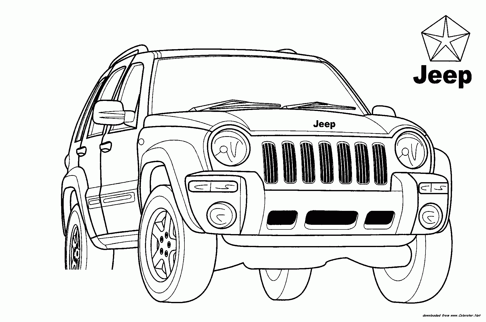 Jeep Coloring Pages To Download And Print For Free Jeep Coloring Pages To Download And Print For Free