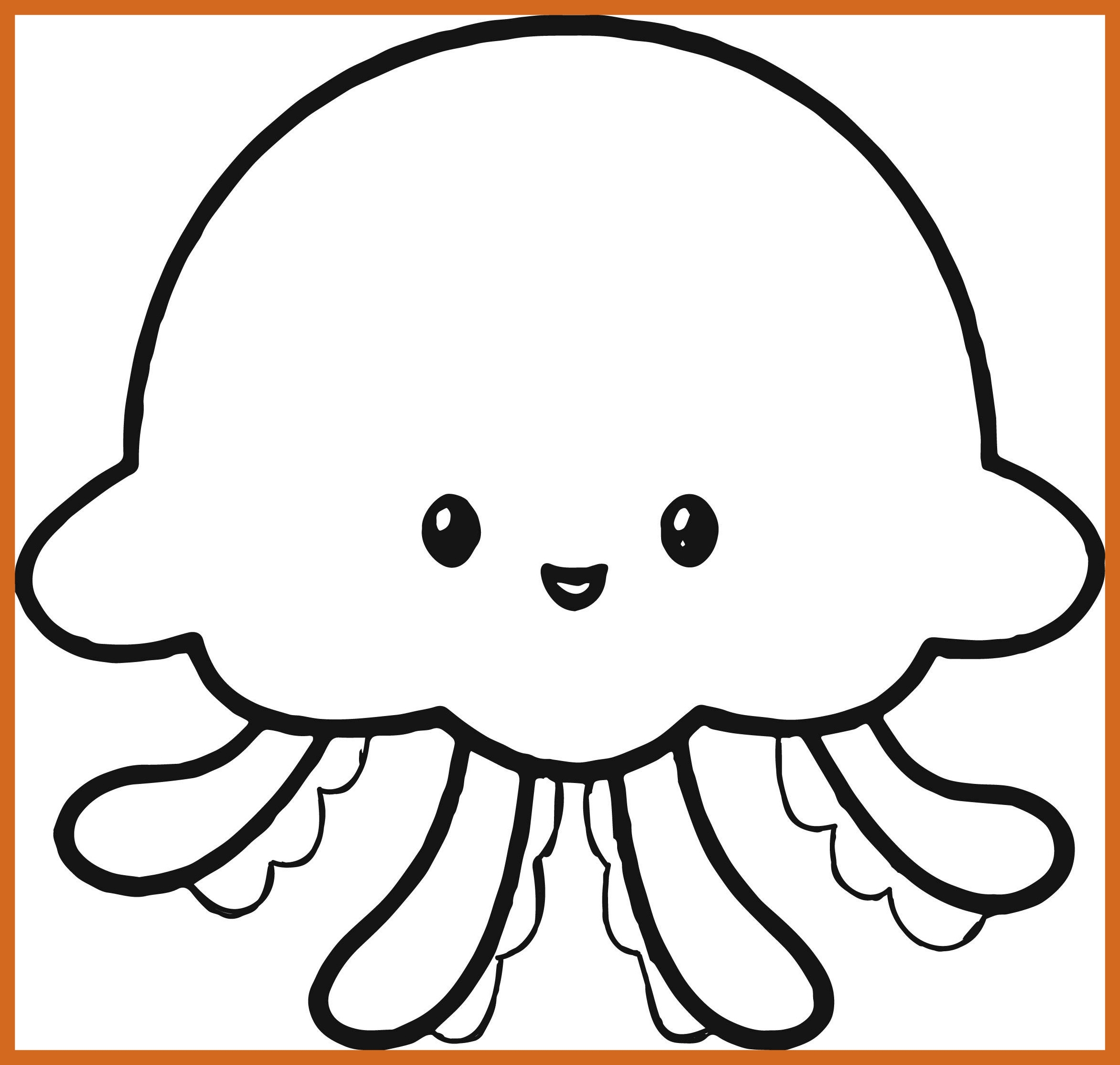 Jellyfish Coloring Page At GetColorings Free Printable Colorings