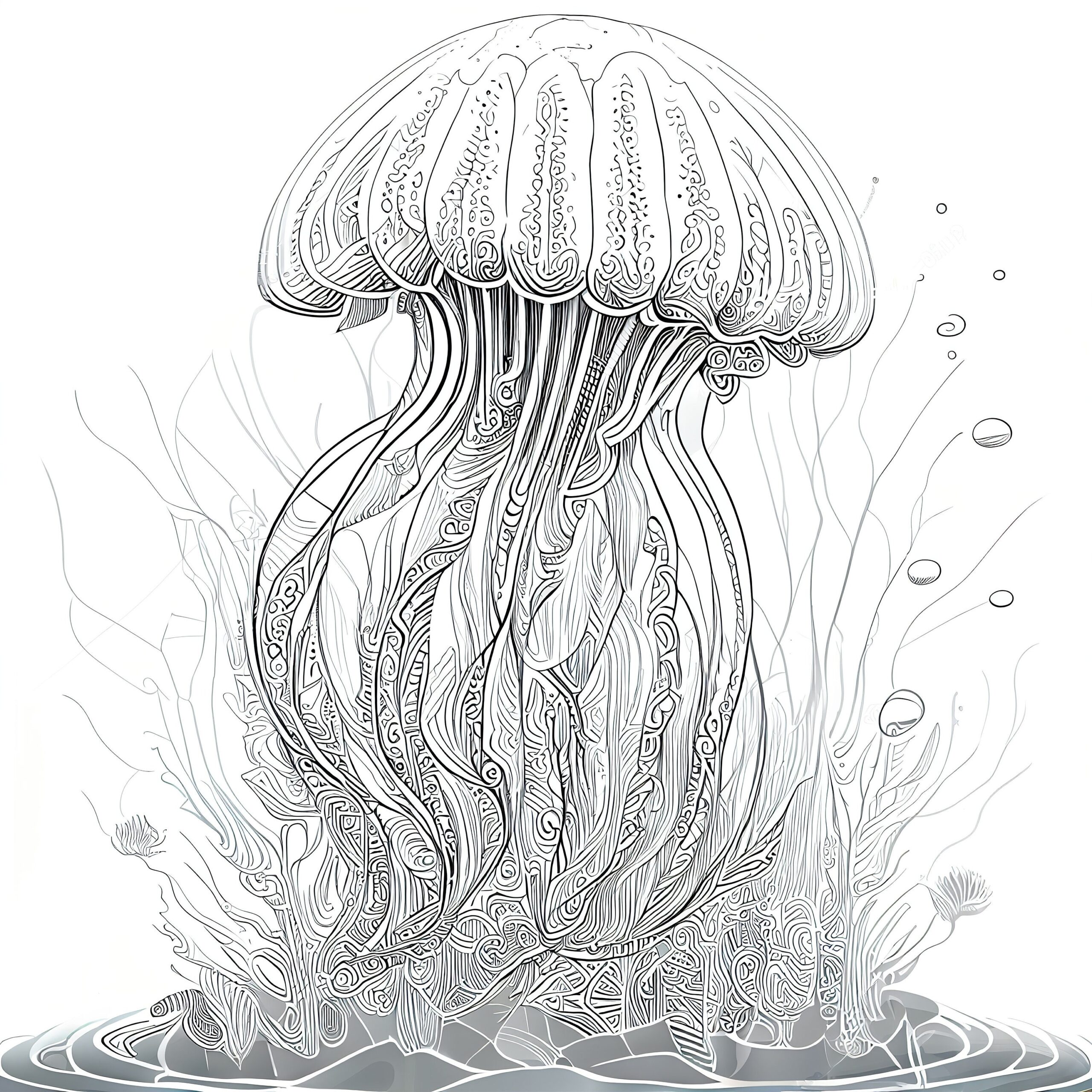 Jellyfish Wecoloringpage Sketch Coloring Page Vrogue Co