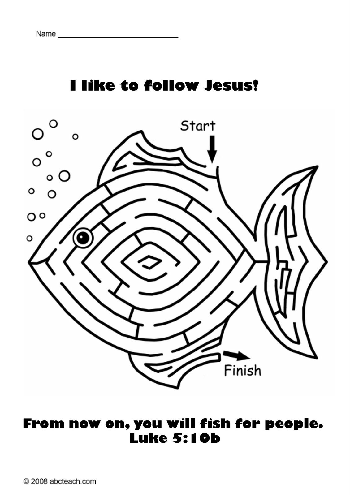 Jesus Calls The Fishermen To Be His Disciples Sunday School Kids