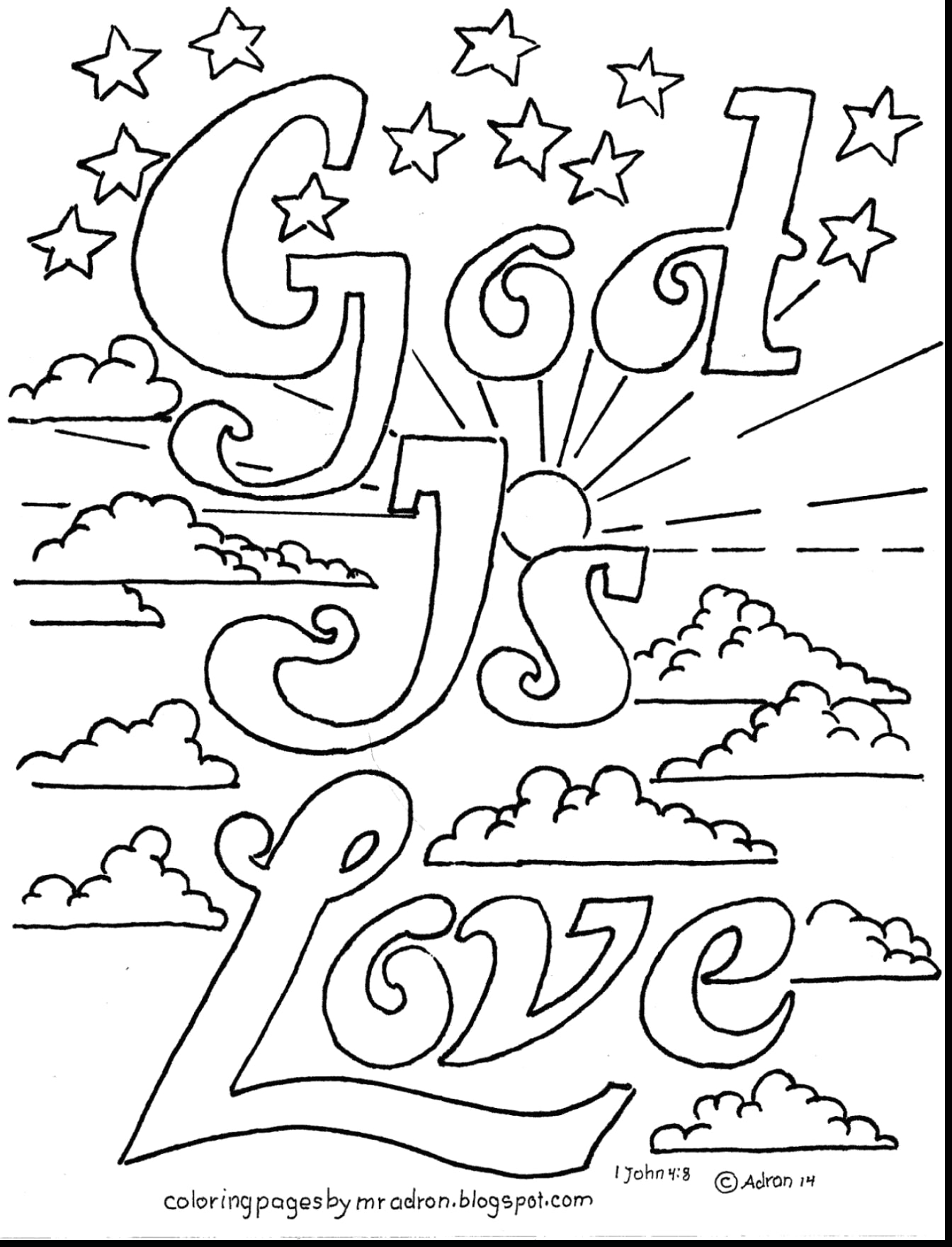 Jesus Loves You Coloring Page At GetColorings Free Printable