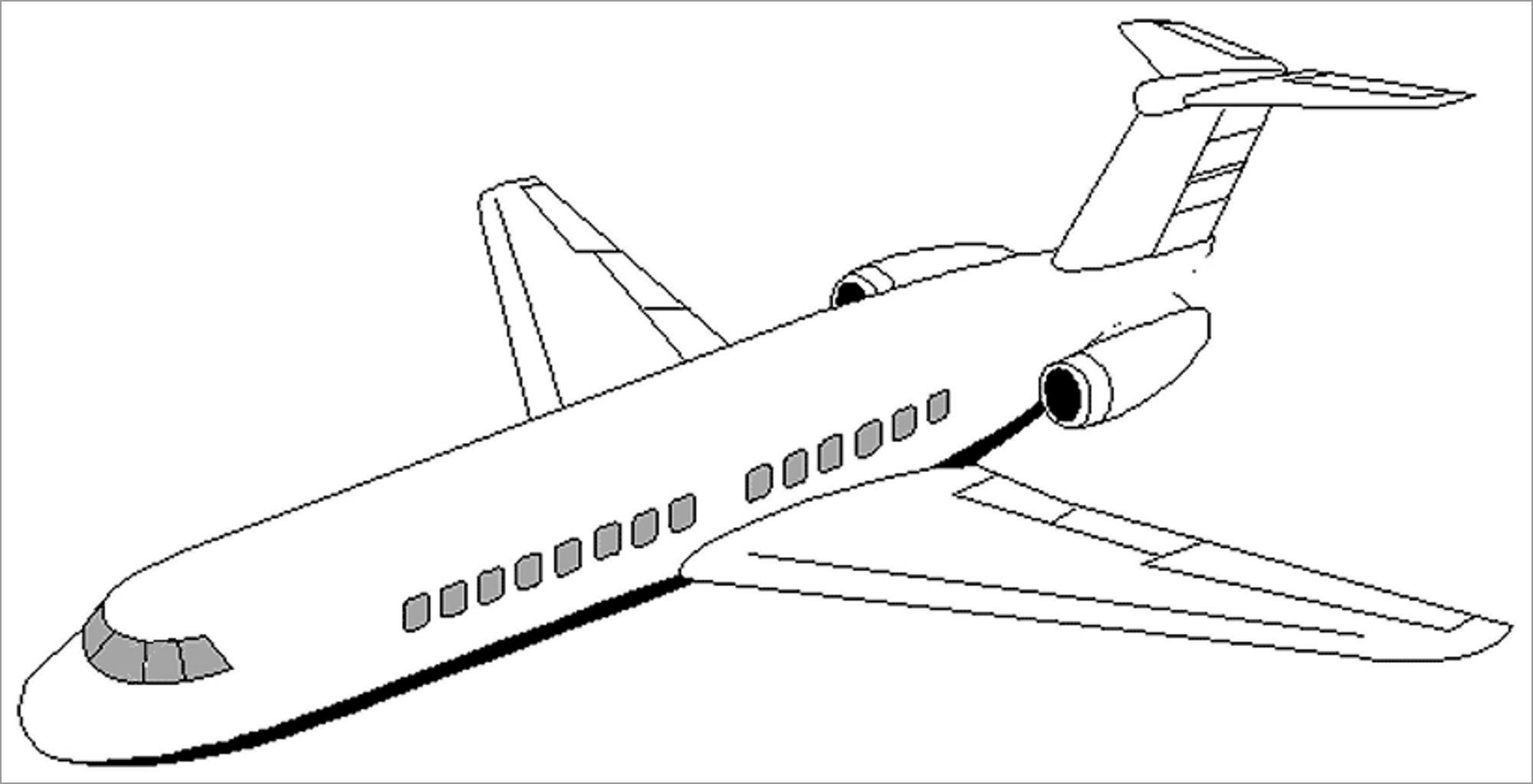 Plane Coloring Pages Printable Plane Coloring Pages Printable