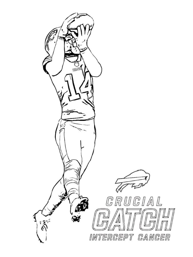 Josh Allen Coloring Pages Coloring Nation Josh Allen Coloring Pages Coloring Nation