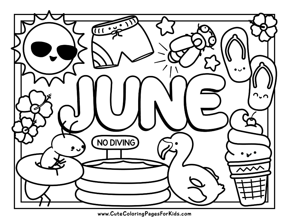 June Coloring Pages Artofit June Coloring Pages Artofit