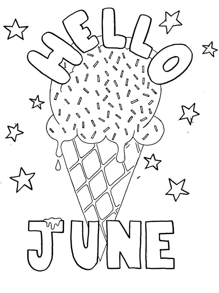 June Coloring Pages Printable June Coloring Pages Printable