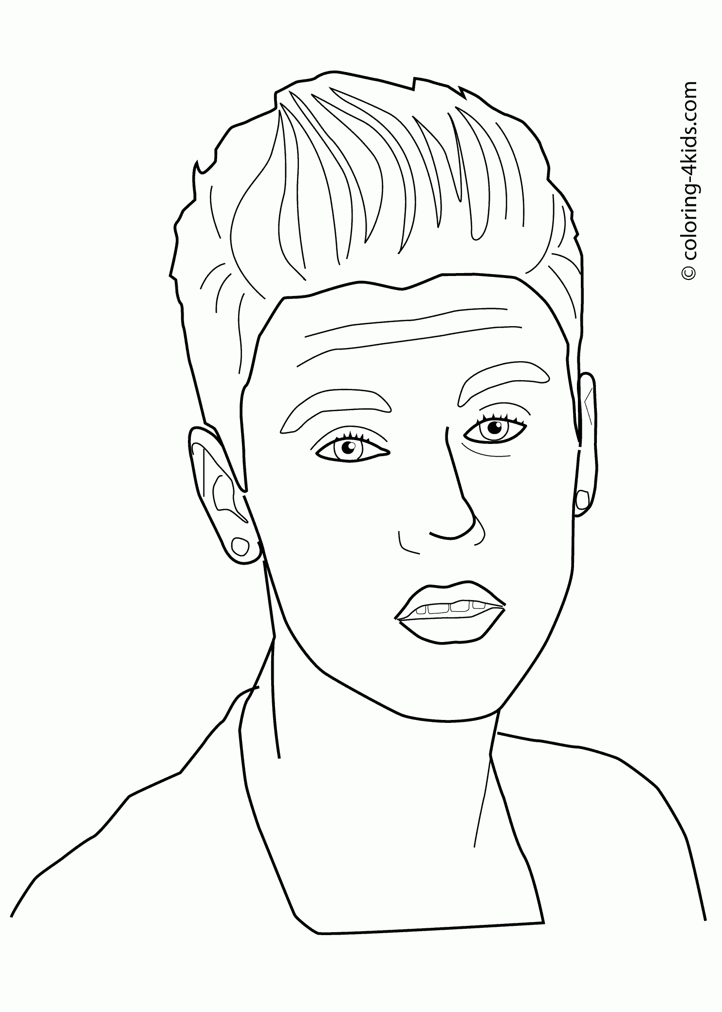 Justin Bieber Coloring Pages Justin Bieber Sketch Justin Bieber Justin Bieber Coloring Pages Justin Bieber Sketch Justin Bieber