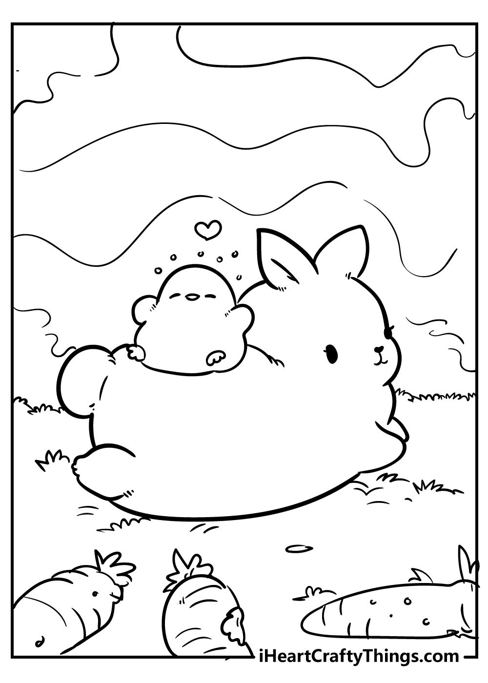Kawaii Animal Coloring Pages Kawaii Animal Coloring Pages