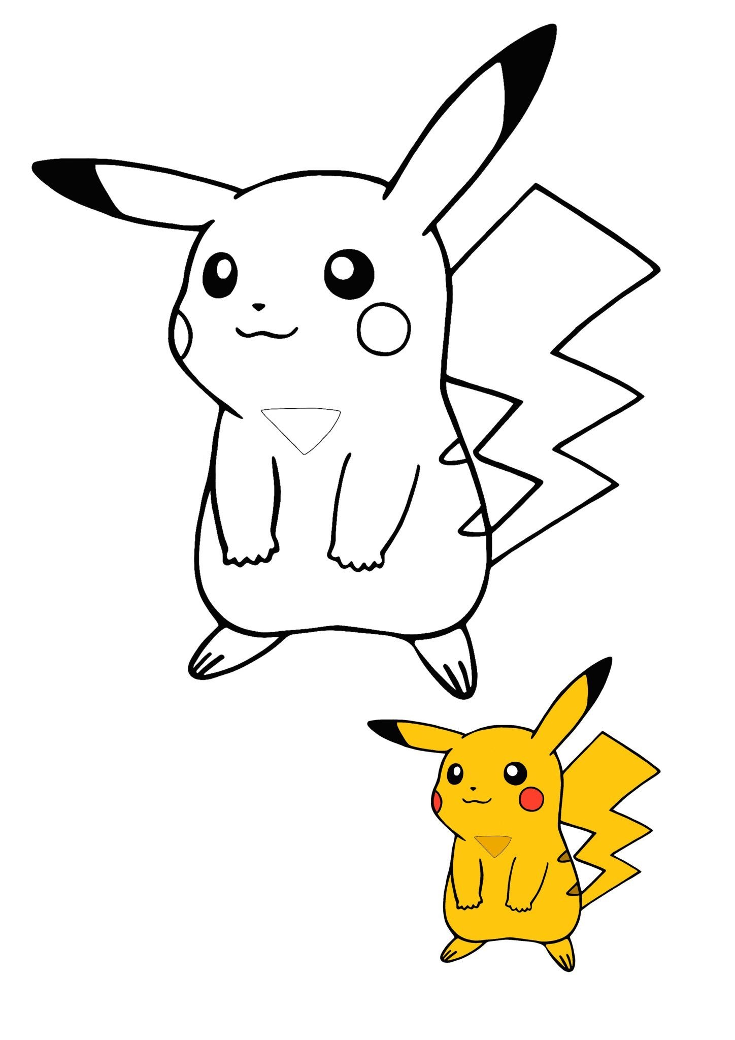 Kawaii Pokemon Coloring Pages 4 Free Printable Coloring Sheets 2021