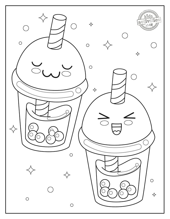Kawaii Printable Coloring Pages Kawaii Printable Coloring Pages