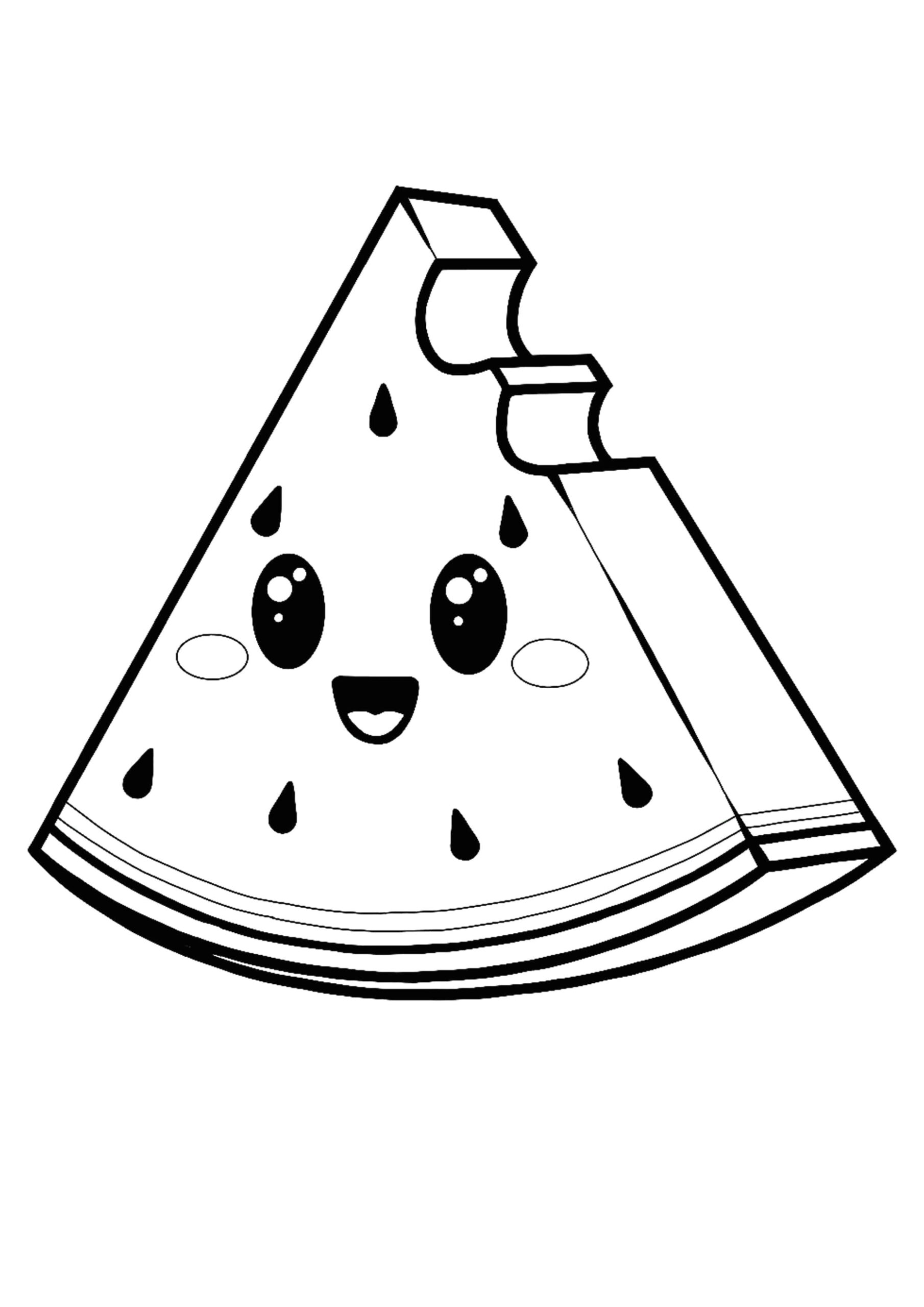 Watermelon Coloring Pages Printable Watermelon Coloring Pages Printable