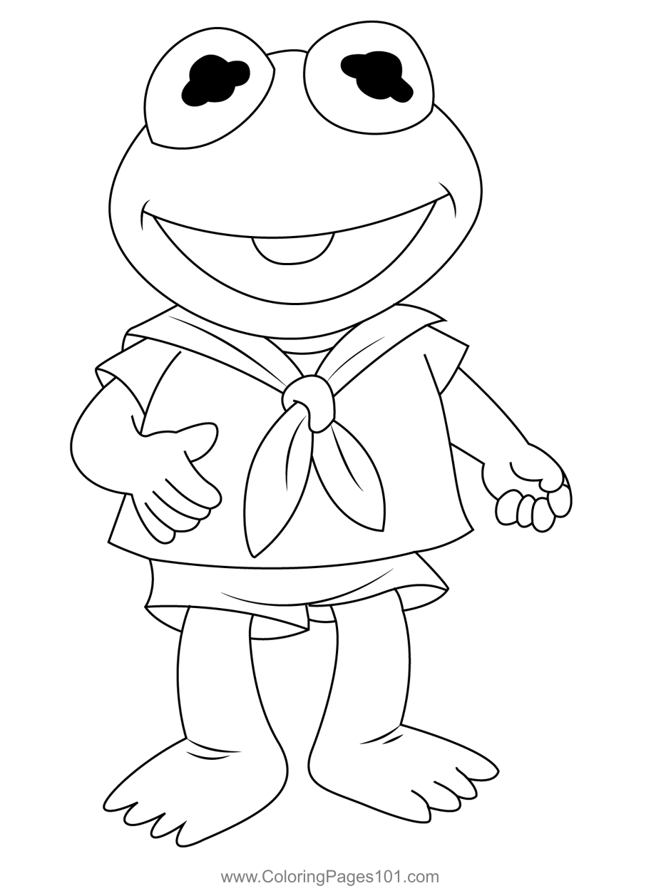 Kermit The Frog Coloring Pages Printable Kermit The Frog Coloring Pages Printable