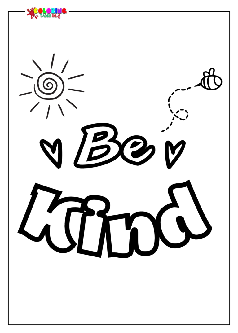 Kindness Colouring Pages Printable 2024 Free Aggie Arielle