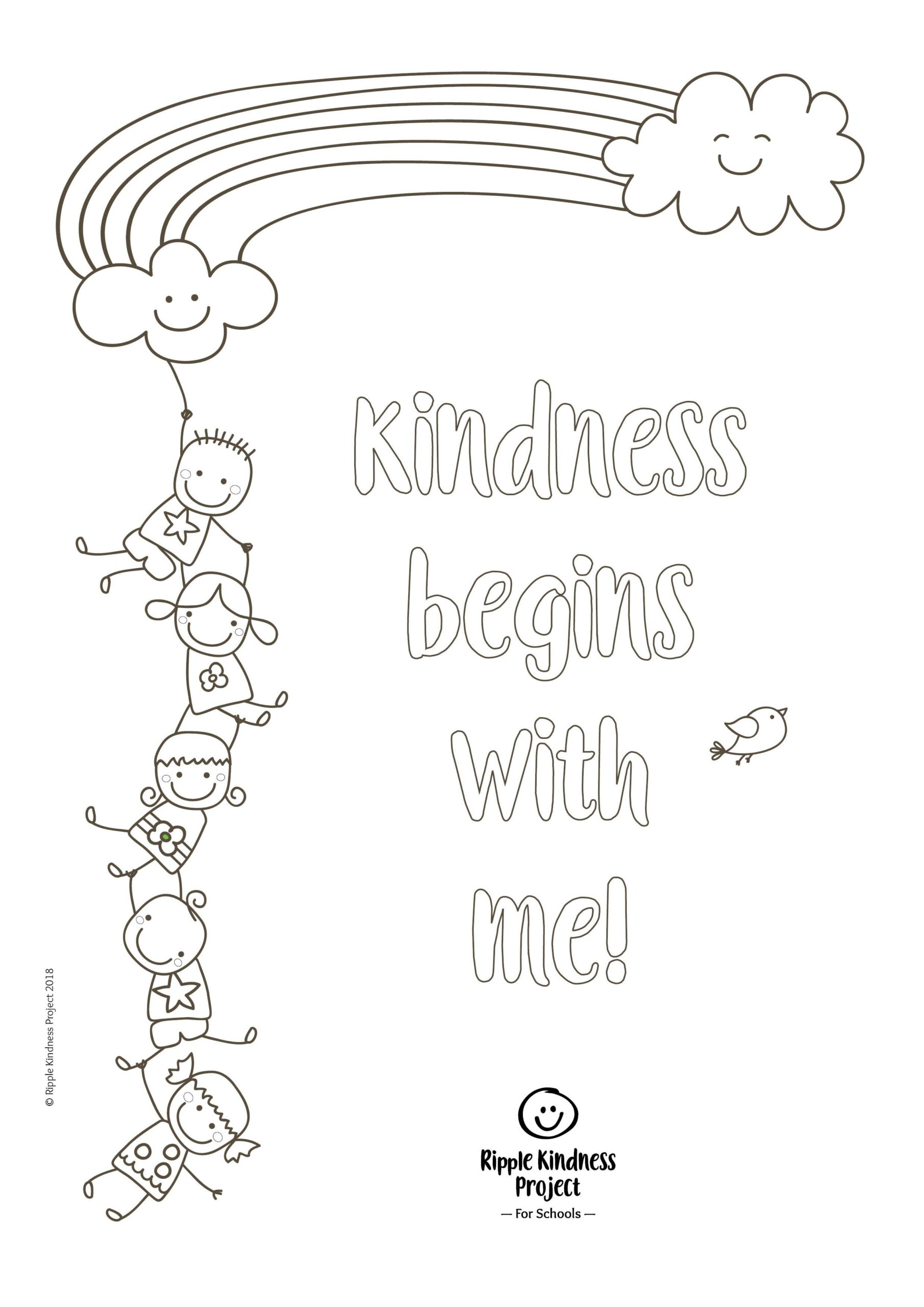 Kindness Coloring Pages Printable Kindness Coloring Pages Printable