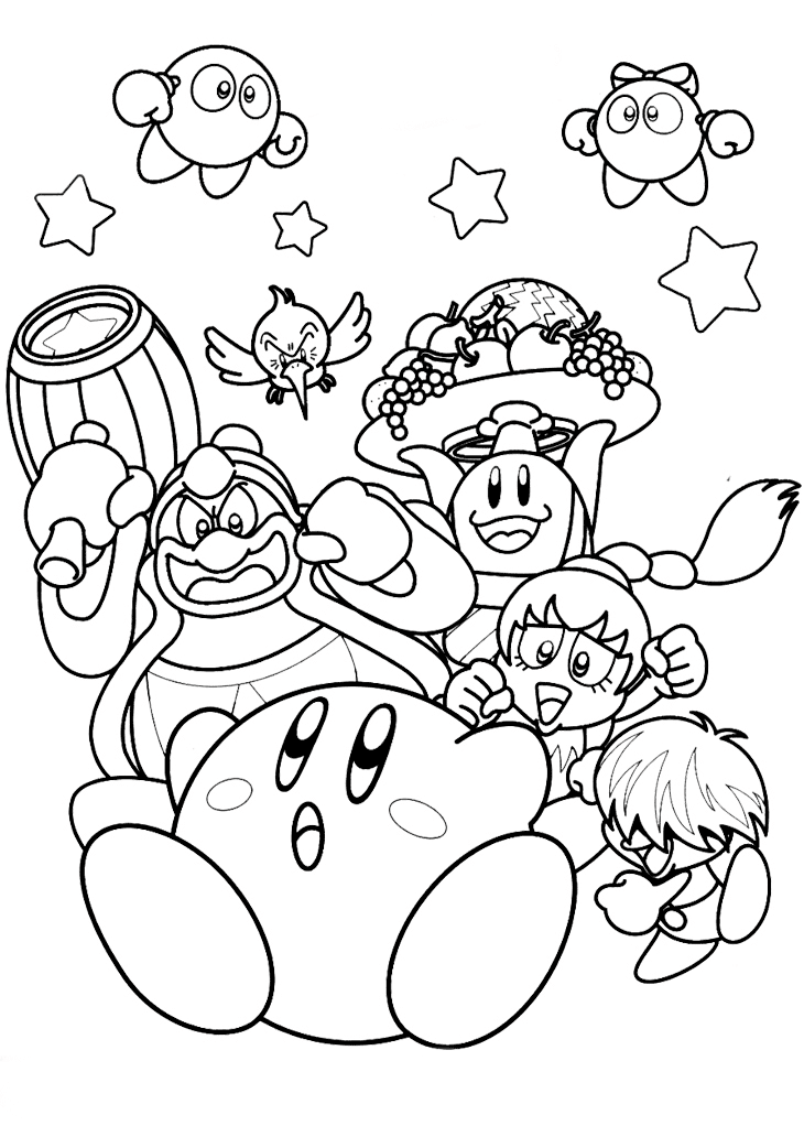 Kirby And Friends Coloring Page Free Printable Coloring Pages For Kids Kirby And Friends Coloring Page Free Printable Coloring Pages For Kids