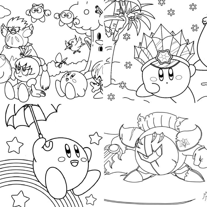Kirby Coloring Kirby Coloring