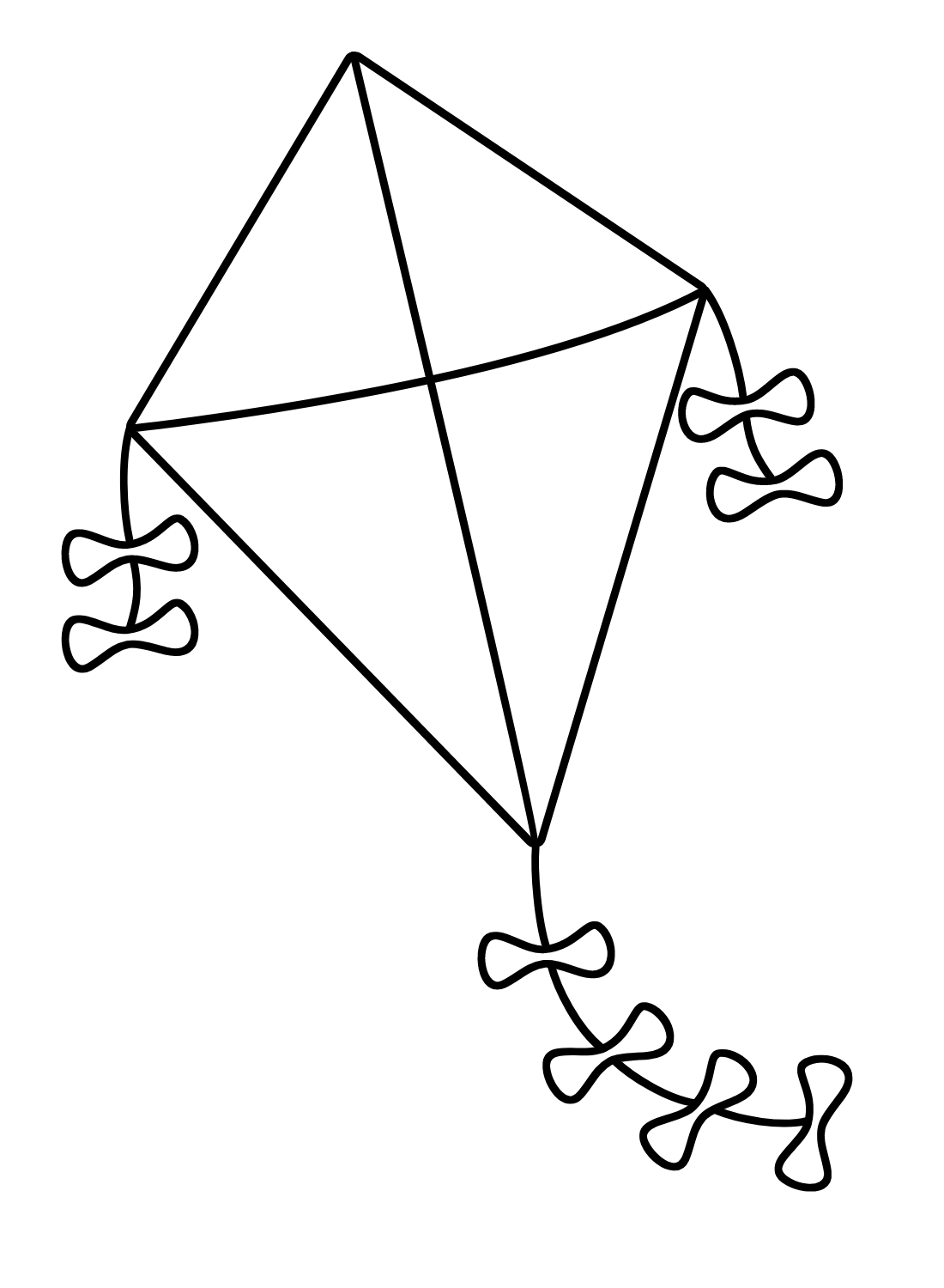 Kite Printable Coloring Pages Free Printable Kite Coloring P Kite Printable Coloring Pages Free Printable Kite Coloring P