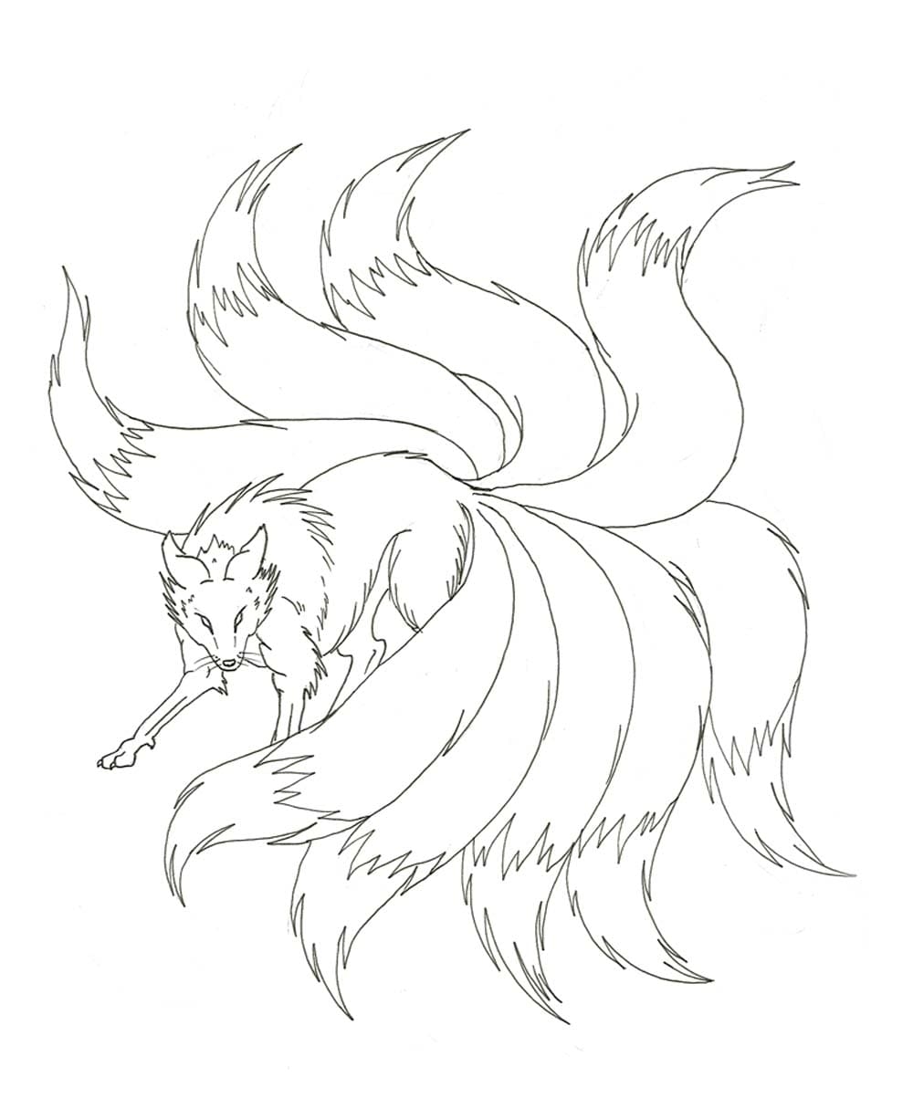 Spiroglyphics Kitsune Coloring Pages Printable Pdf Spiroglyphics Kitsune Coloring Pages Printable Pdf