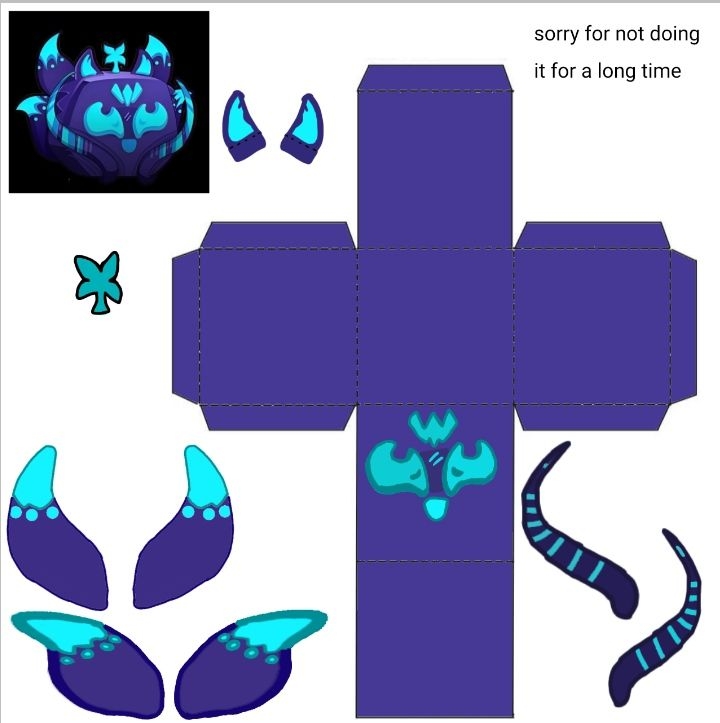 Kitsune Fruit Papercraft Kitsune Fruit Papercraft