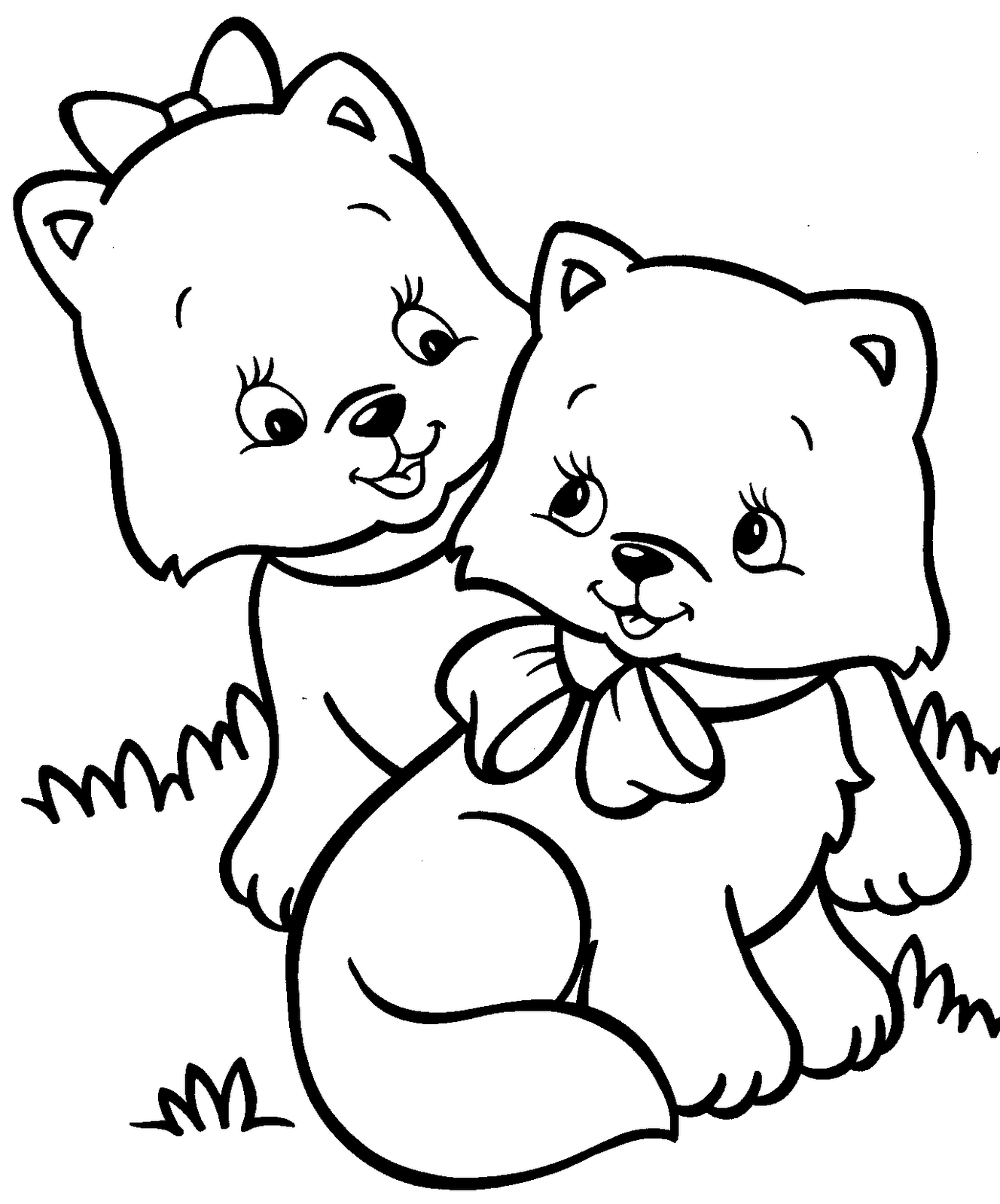 Kitten Coloring Pages Free Printable Kitten Coloring Pages Free Printable