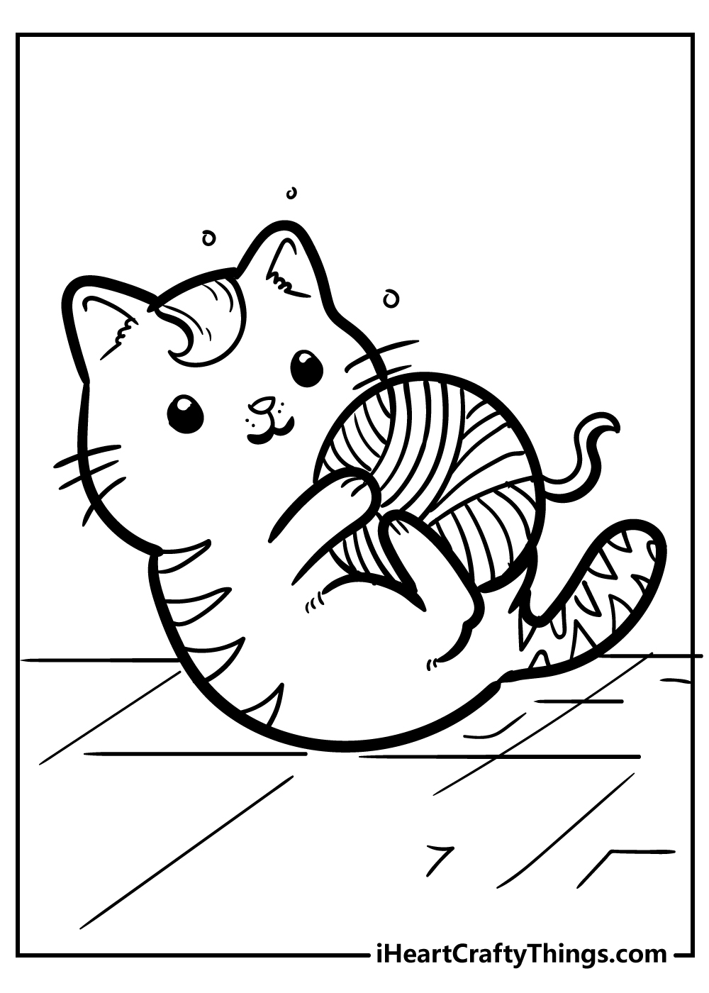 Kitty Cat Coloring Pages Printable