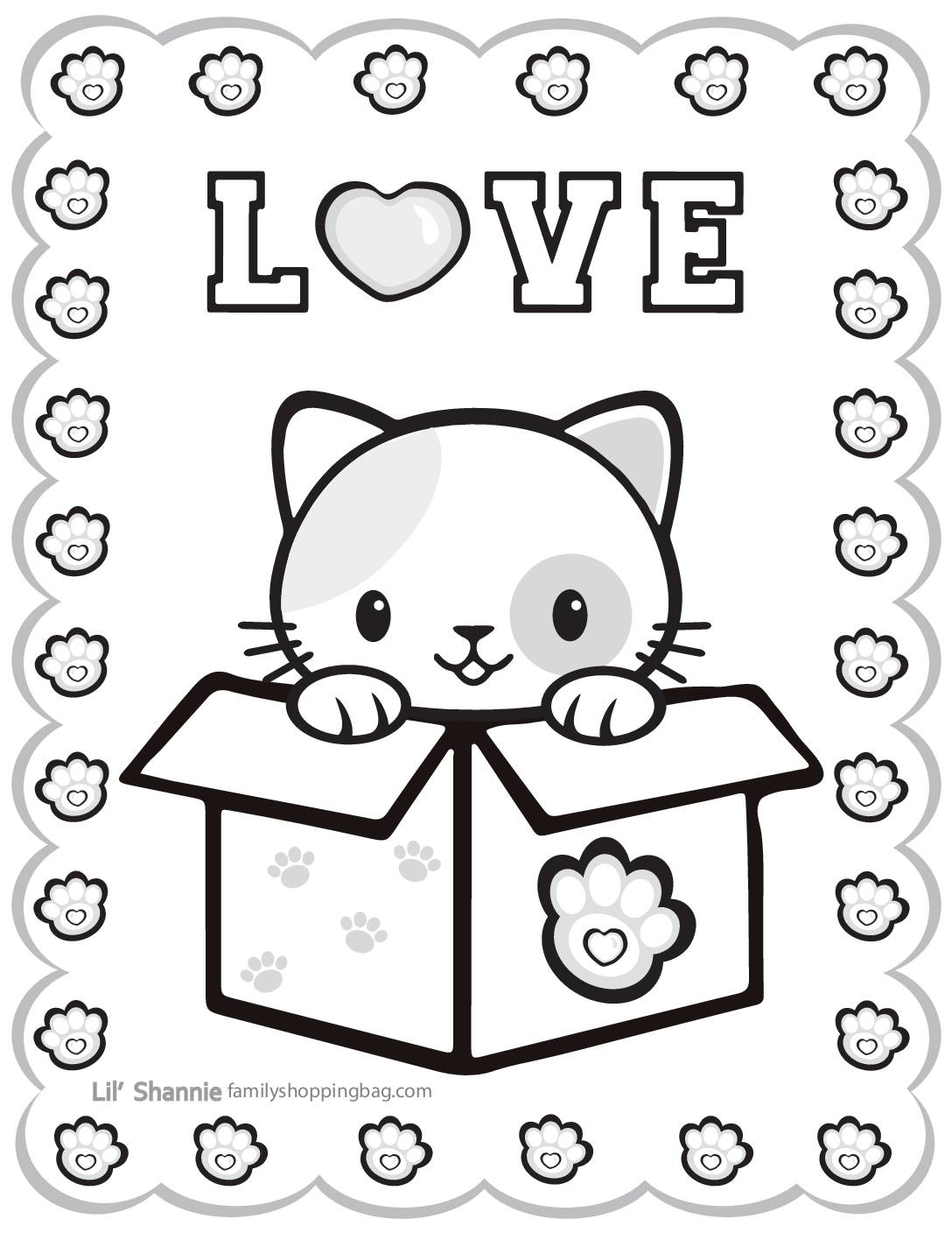 Kittens Coloring Pages Kittens Coloring Pages