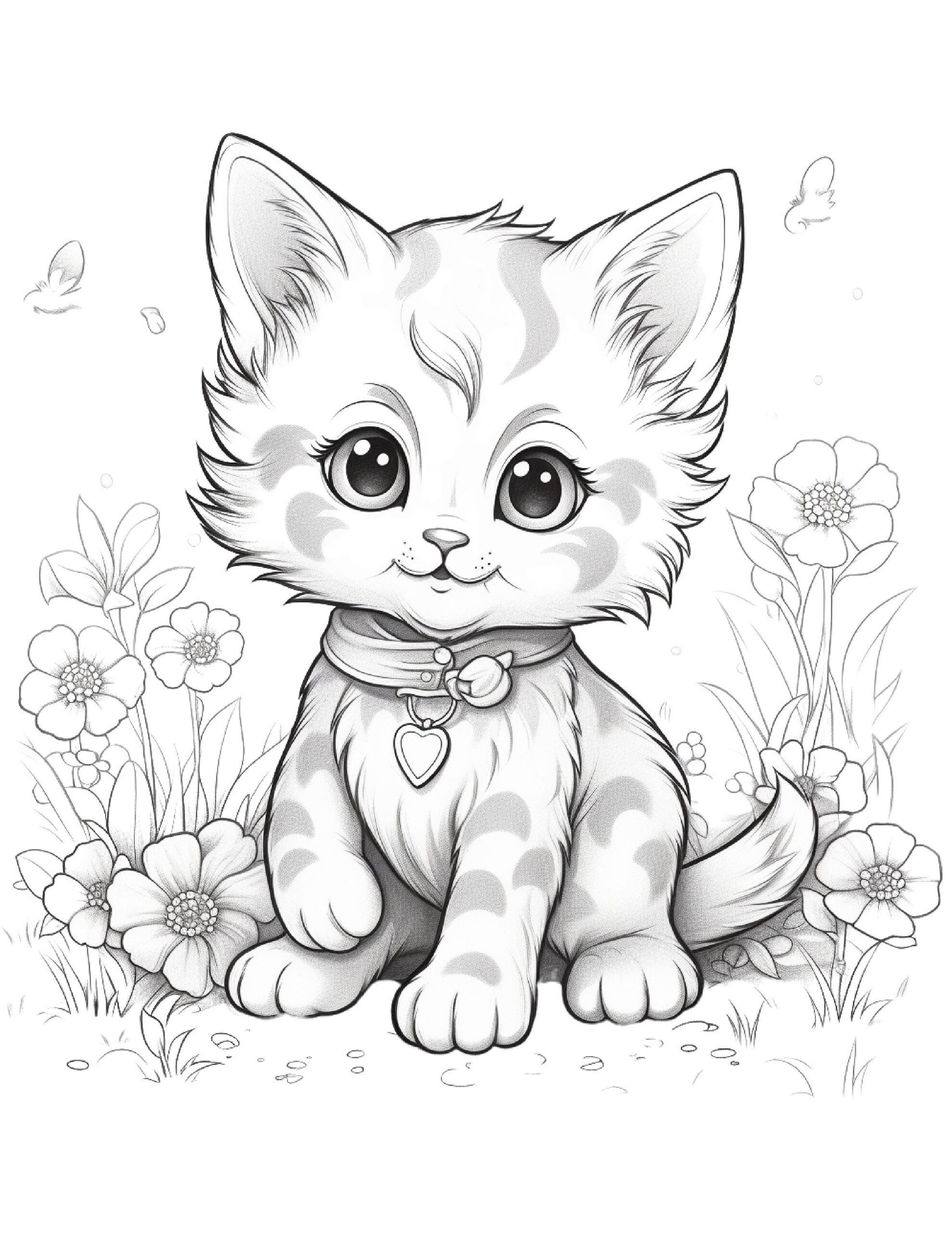 Kittens Coloring Pages Kittens Coloring Pages