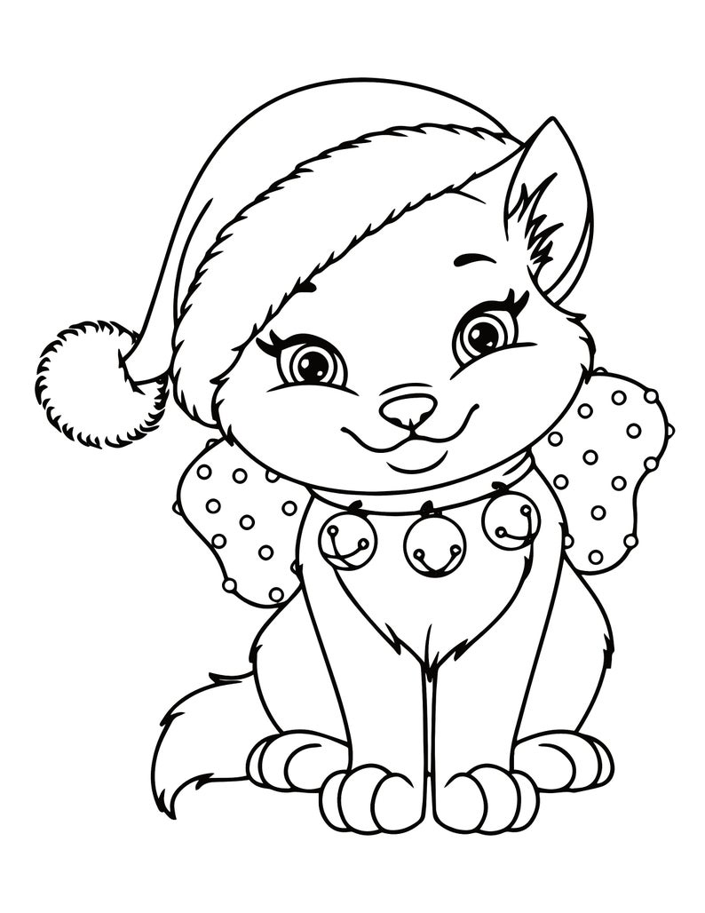 Kitty Cat Printable Coloring Pages LorenzoilCook