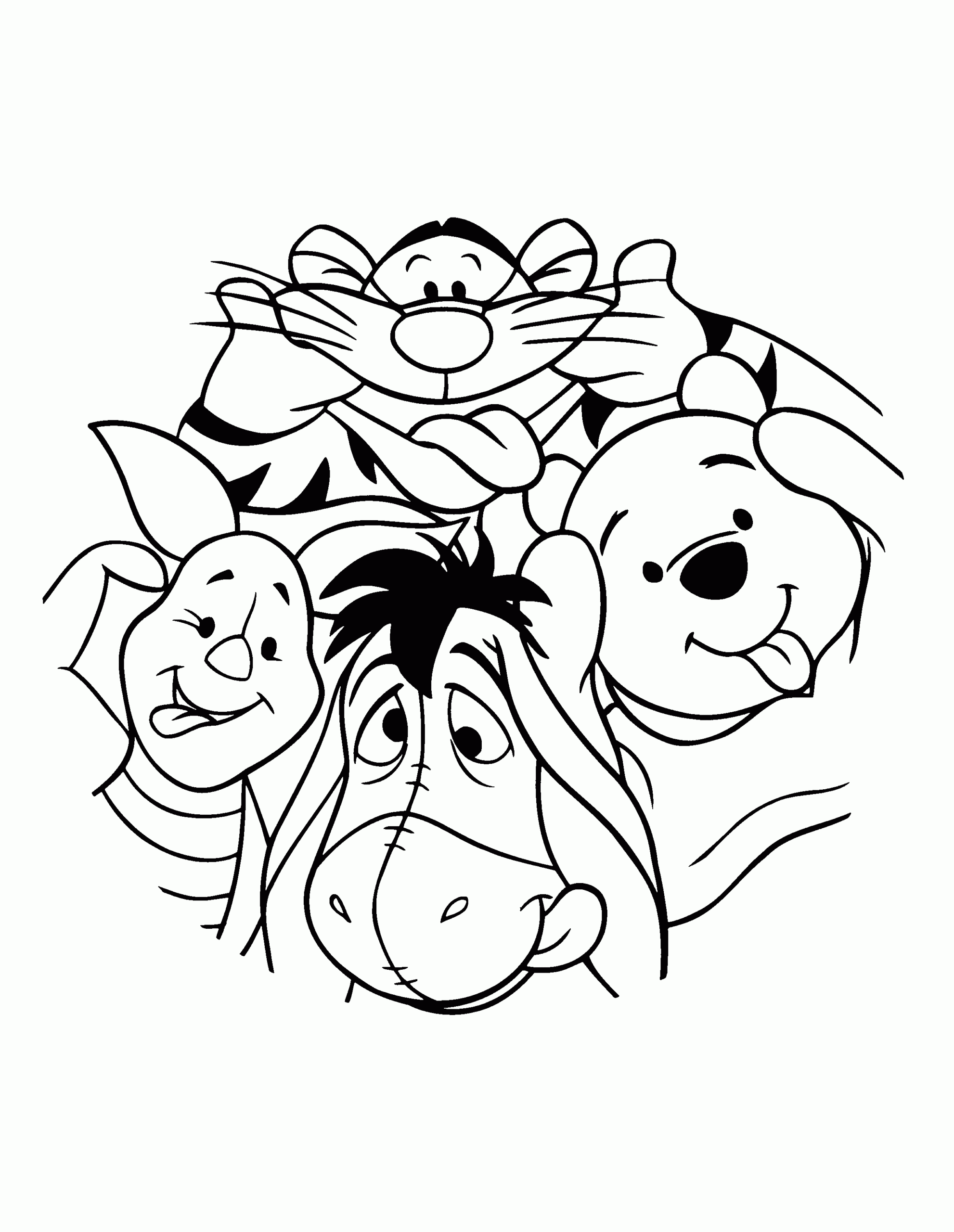 Kleurplaat Pooh En Vrienden Disney Coloring Pages Coloring My XXX Hot