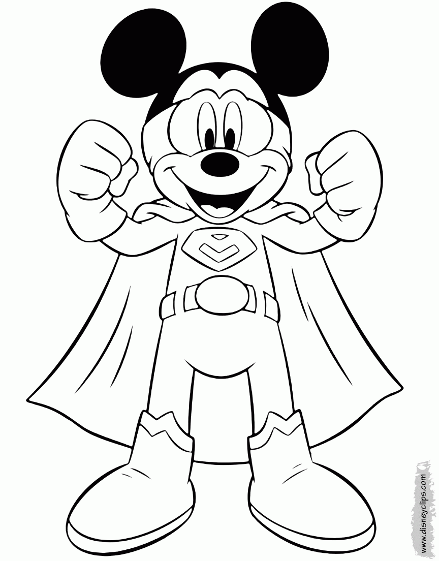 Kleurplaten Mickey Mouse Kleurplaten Mickey Mouse