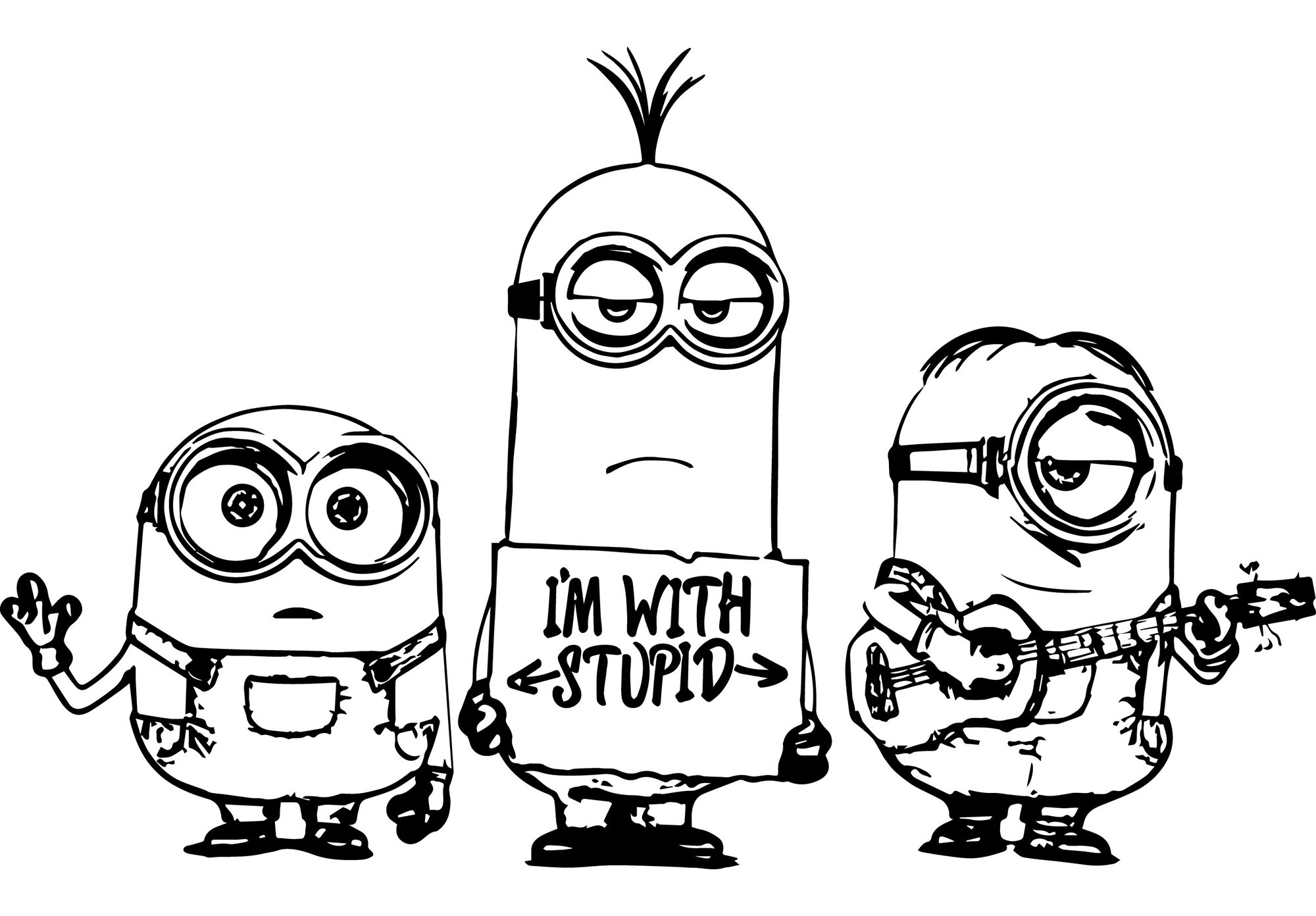 Knowledge Minion Coloring Pages Multiple Minions Coloring Pages Robot Knowledge Minion Coloring Pages Multiple Minions Coloring Pages Robot