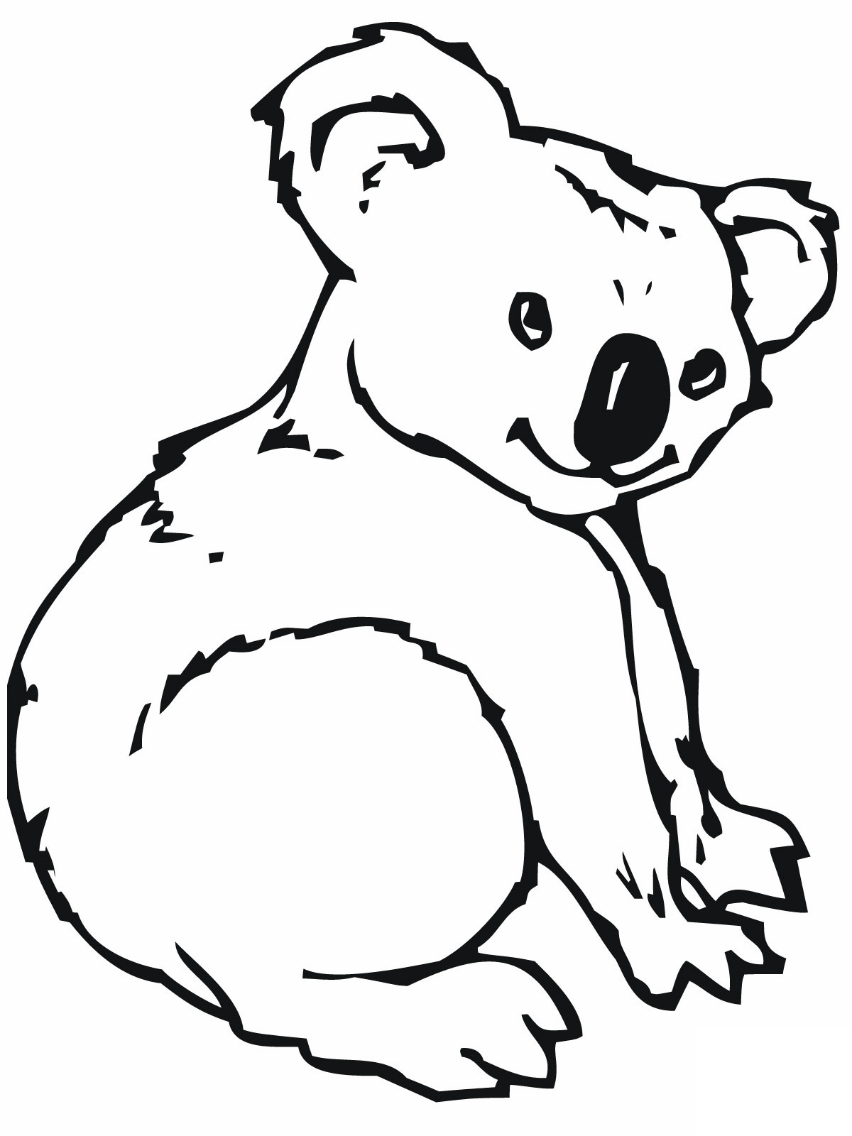Koala Coloring Pages Printable Koala Coloring Pages Printable
