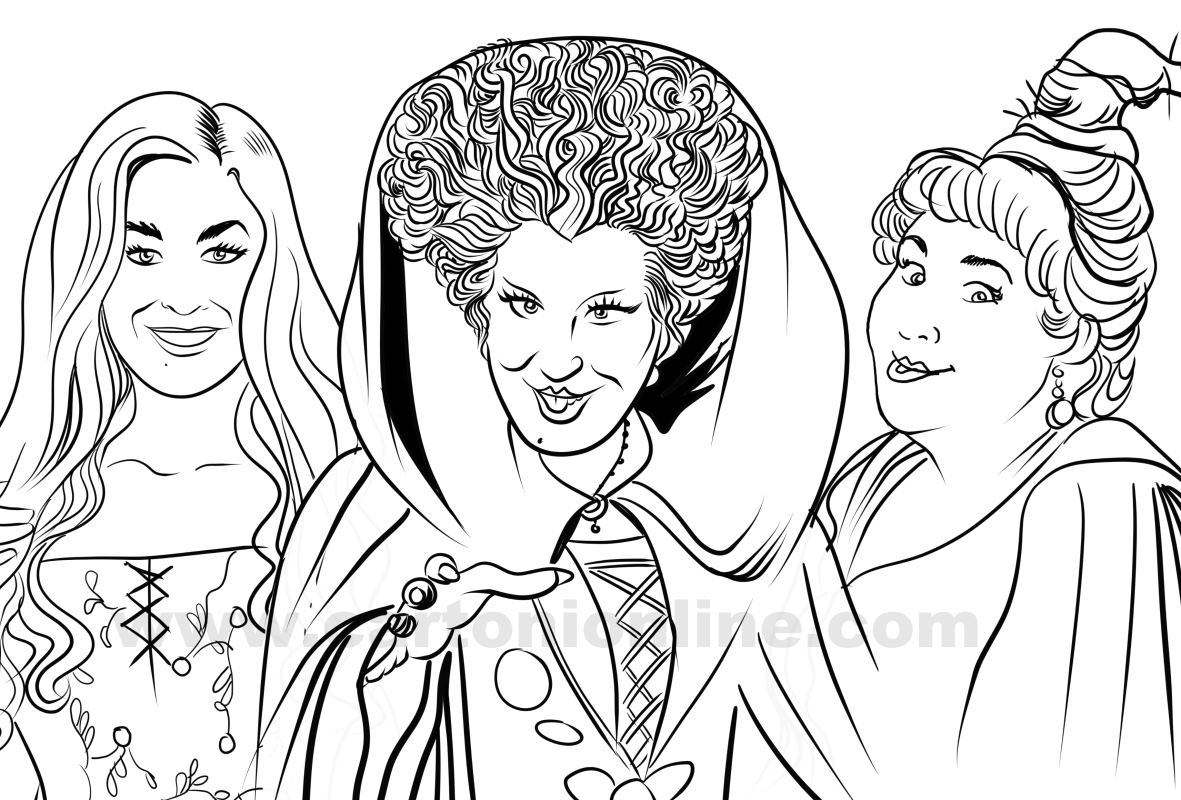 Kolorowanki Hocus Pocus 04 Hocus Pocus Kolorowanki Hocus Pocus 04 Hocus Pocus