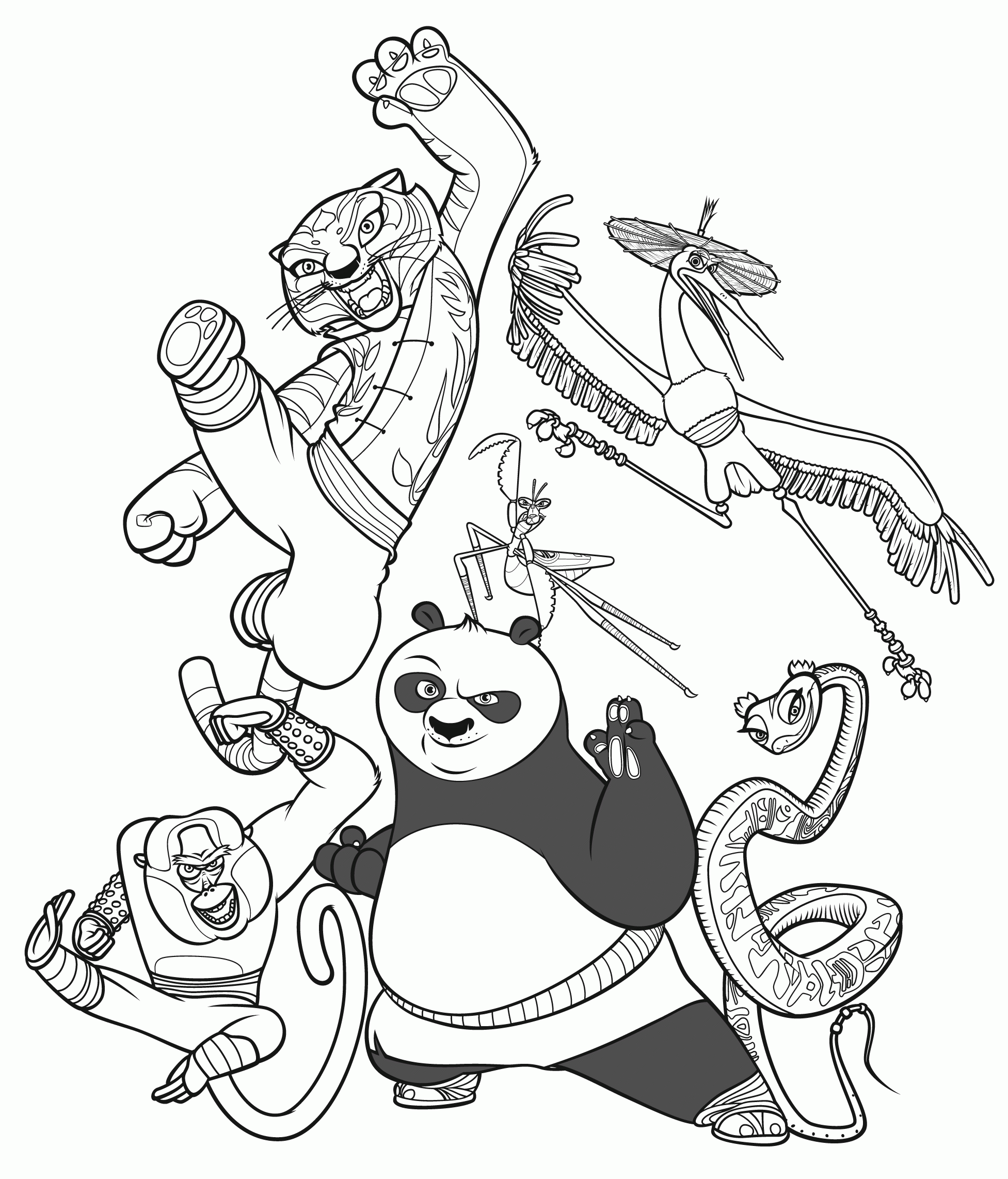 Panda Printable Coloring Pages Panda Printable Coloring Pages