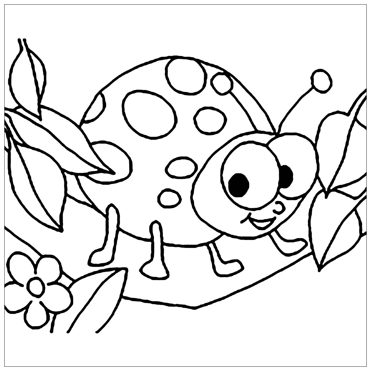 Ladybug Coloring Pages For Children Ladybug Coloring Pages For Children