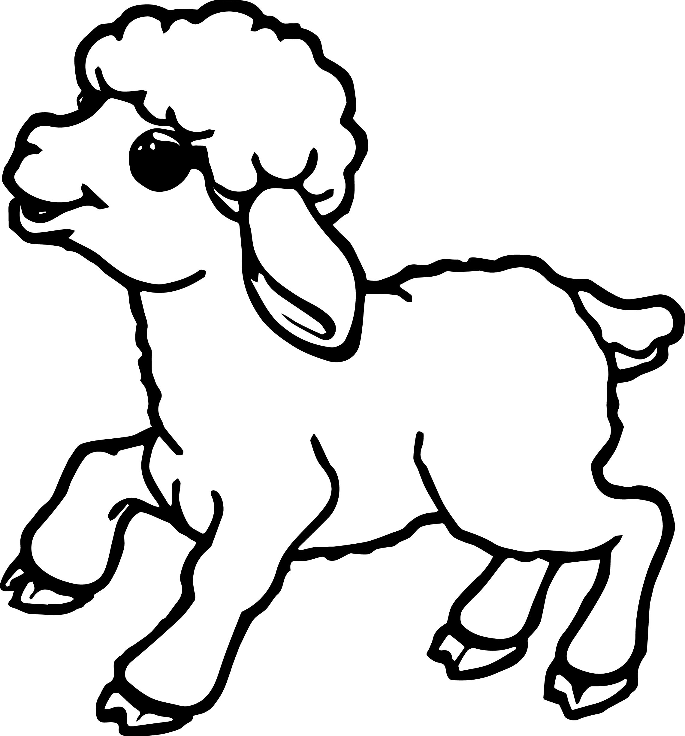 Lamb Outline Drawing At GetDrawings Free Download Lamb Outline Drawing At GetDrawings Free Download