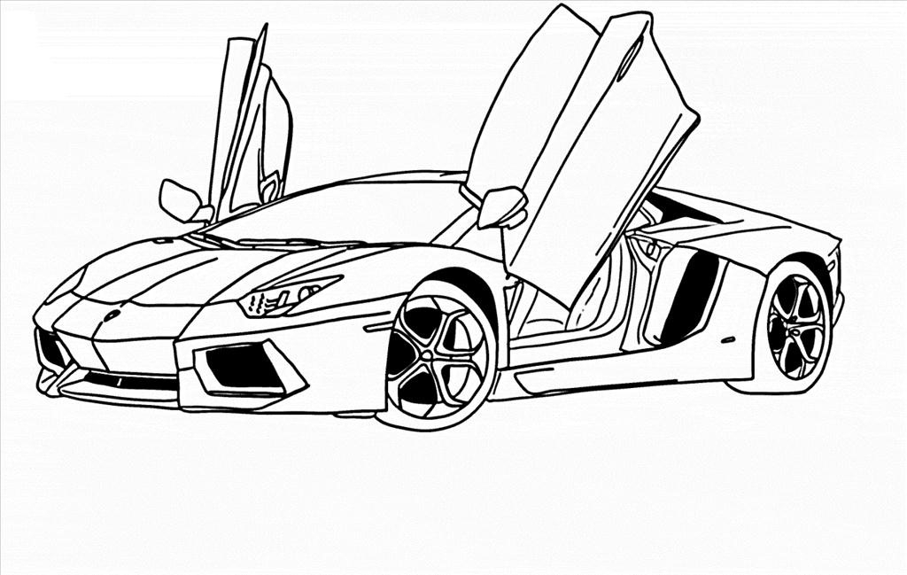Lambo Coloring Pages Printable