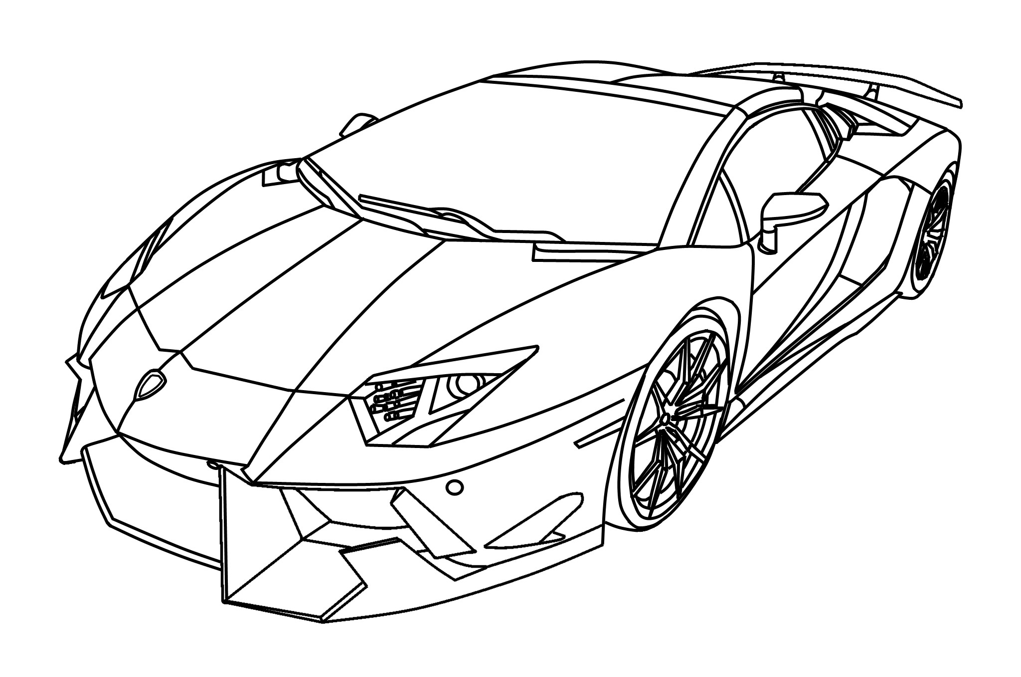 Lamborghini Printable Coloring Pages Lamborghini Printable Coloring Pages