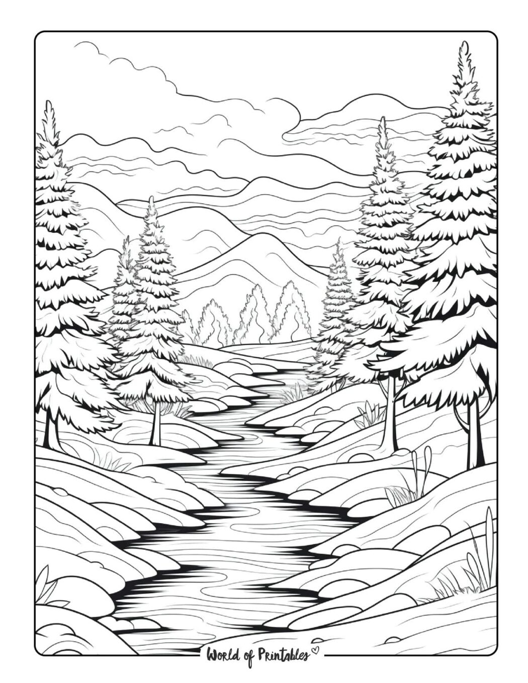 Free Coloring Pages Landscapes Printables Free Coloring Pages Landscapes Printables