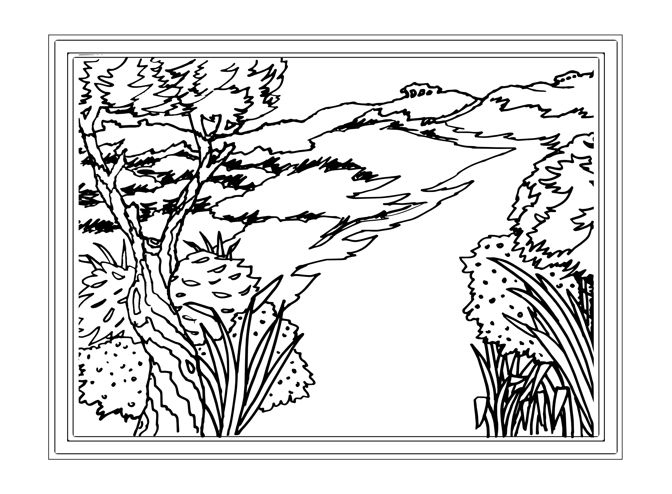 Landscapes Coloring Pages For Adults Coloring Home Landscapes Coloring Pages For Adults Coloring Home