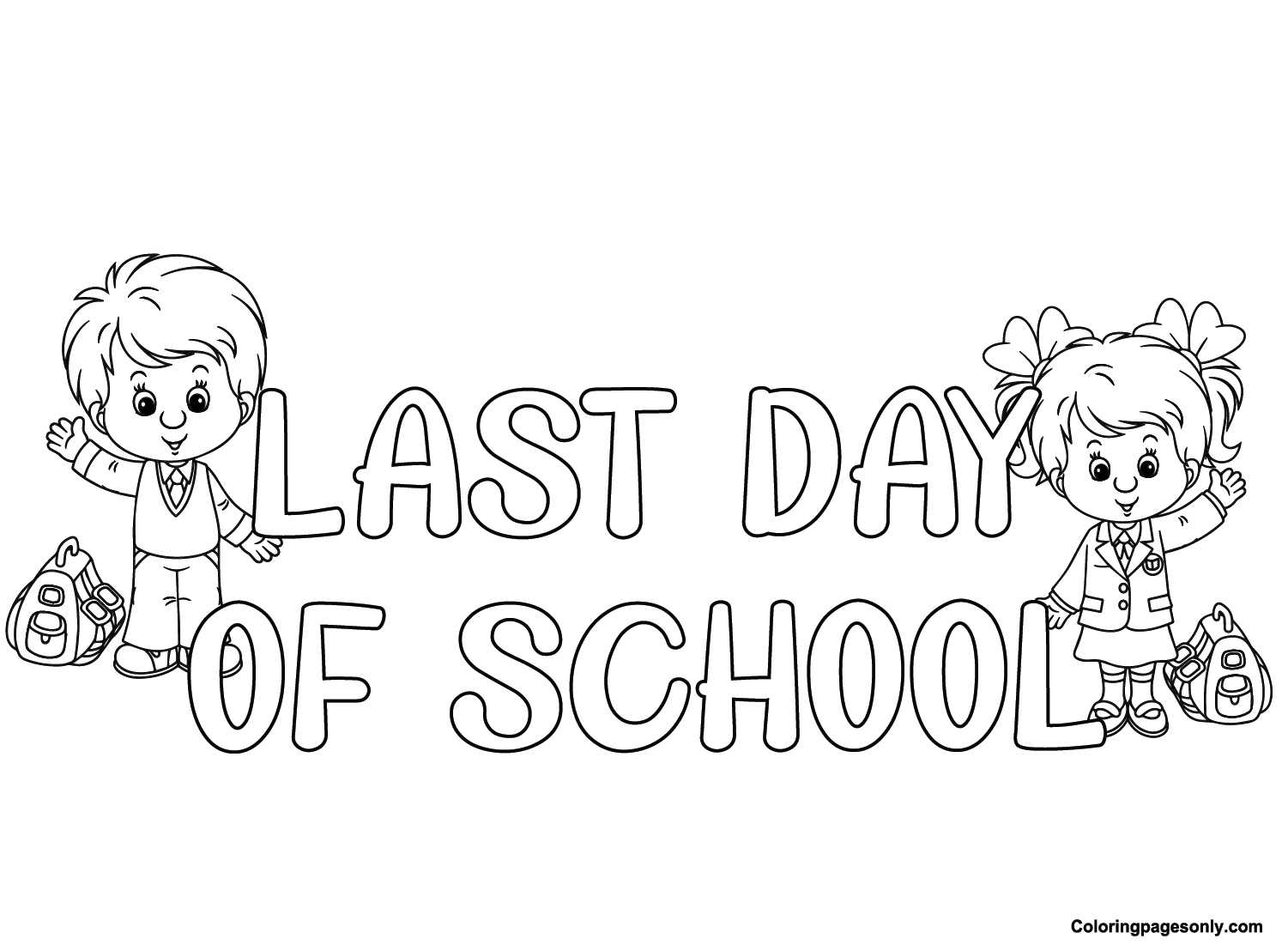 Last Day Of School Coloring Pages Printable Coloring Pages Last Day Of School Coloring Pages Printable Coloring Pages