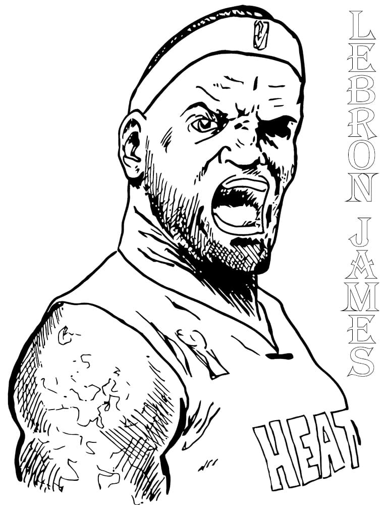 LeBron James Coloring Pages Free Printable Coloring Pages For Kids LeBron James Coloring Pages Free Printable Coloring Pages For Kids