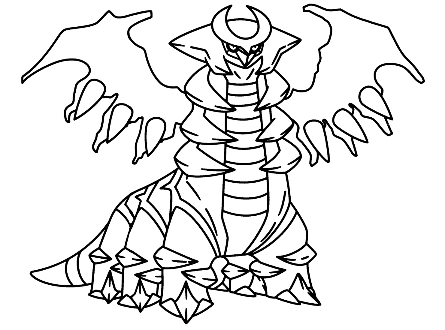 Legendary Pokemon Printable Coloring Pages